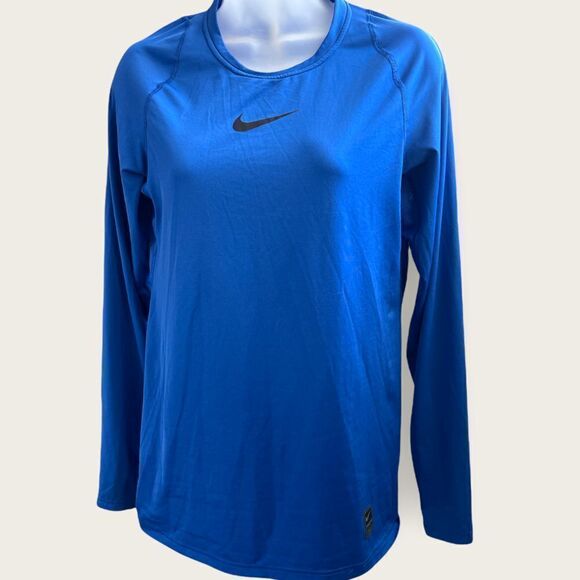Nike Dry Fit Women’s Long Sleeve Shirt , Blue , Size S - Picture 1 of 5